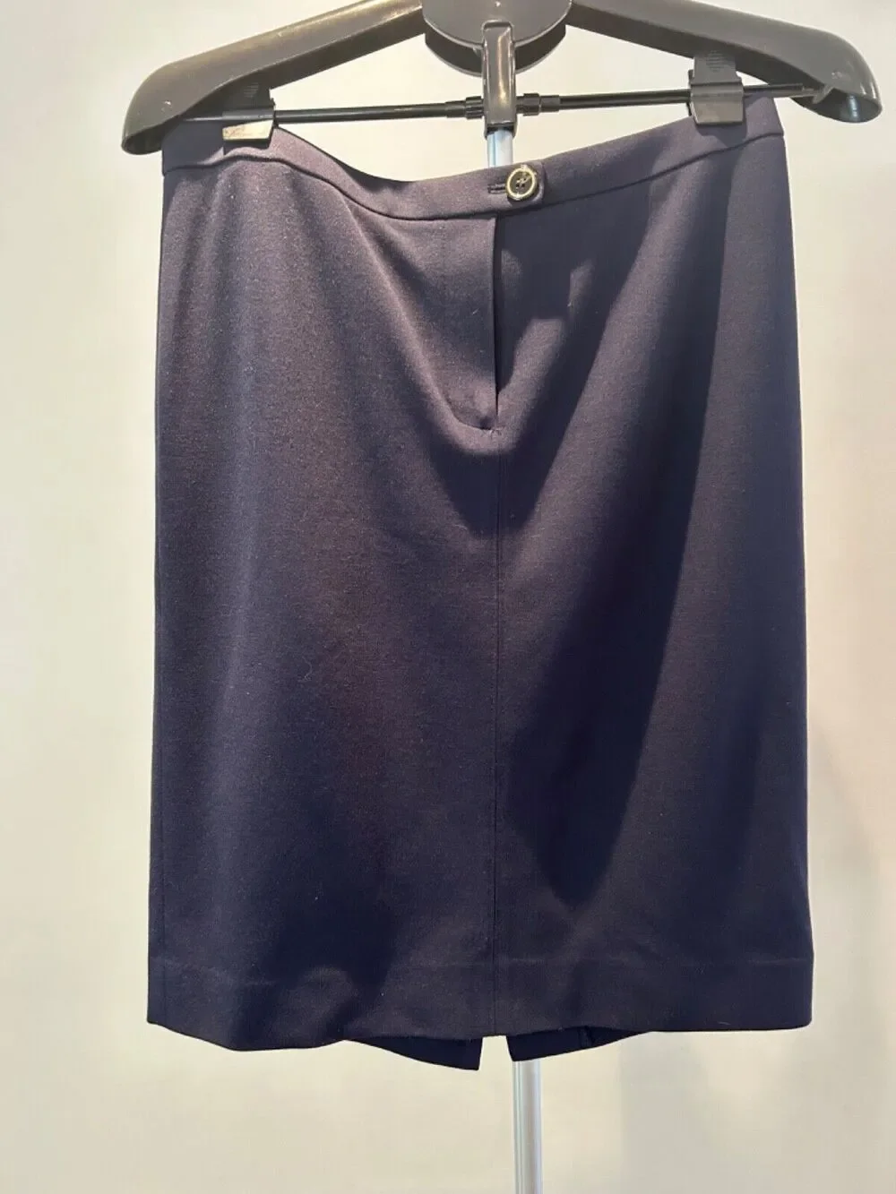 Tory Burch Navy Pencil Skirt Size Medium